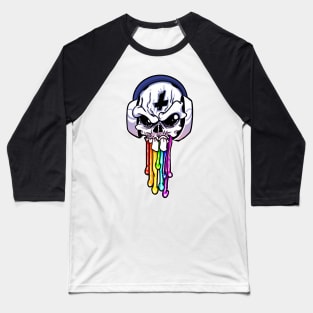 Rainbow Puke Baseball T-Shirt